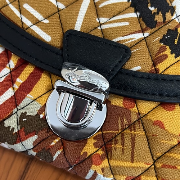 Vera Bradley Ultimate Wristlet Painted Feathers NWT with Defects (see photos) - Picture 3 of 12